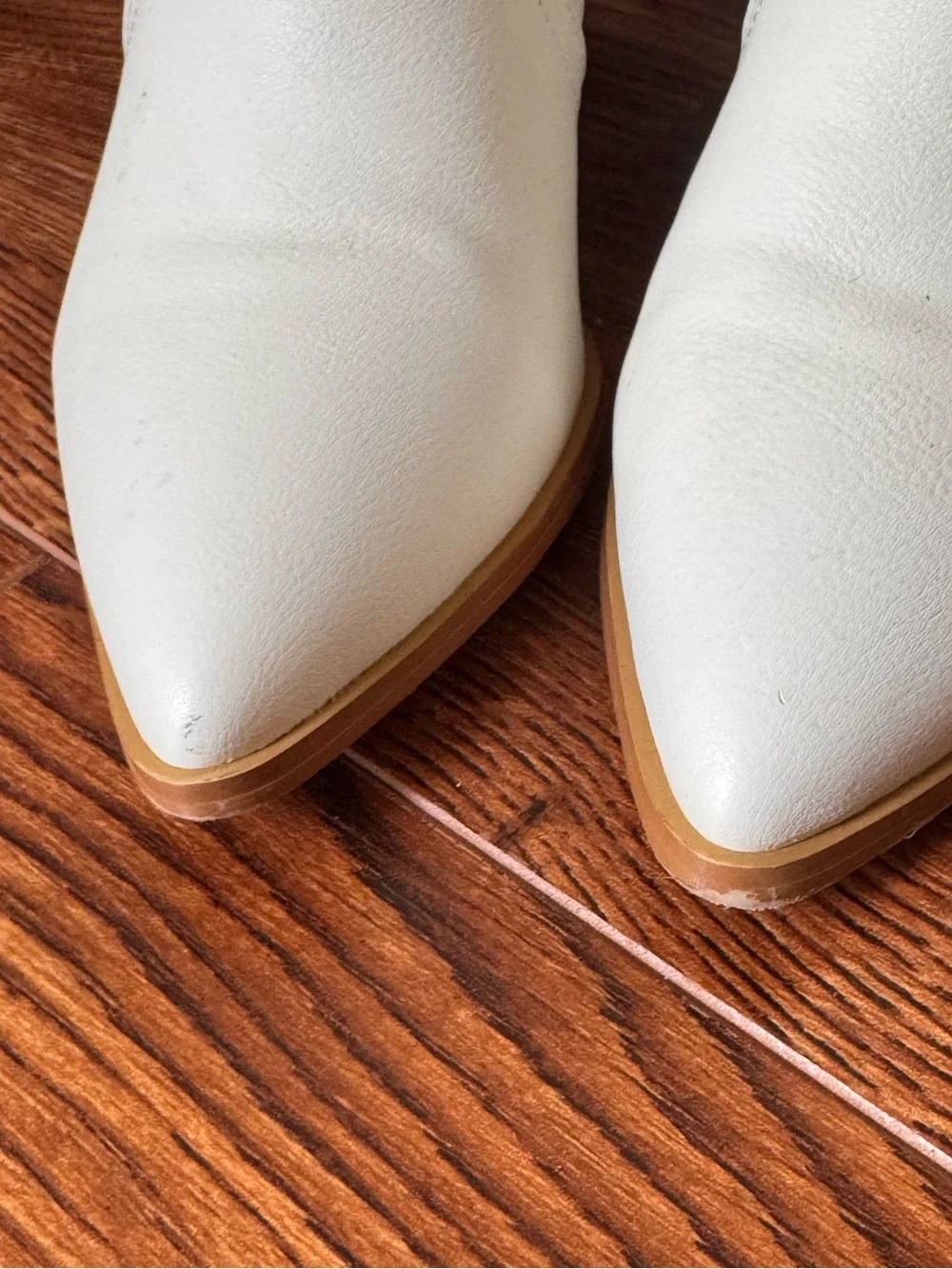 Billini Tall Pointed-Toe Over-the-Knee Boots in Off-White
